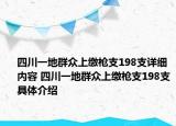 四川一地群眾上繳槍支198支詳細內(nèi)容 四川一地群眾上繳槍支198支具體介紹