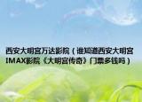 西安大明宮萬達(dá)影院（誰知道西安大明宮IMAX影院《大明宮傳奇》門票多錢嗎）