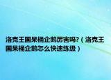 洛克王國(guó)呆桶企鵝厲害嗎?（洛克王國(guó)呆桶企鵝怎么快速練級(jí)）
