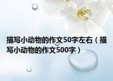 描寫小動(dòng)物的作文50字左右（描寫小動(dòng)物的作文500字）
