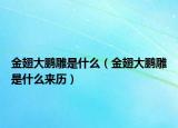 金翅大鵬雕是什么（金翅大鵬雕是什么來歷）
