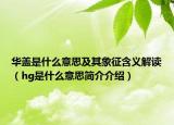 華蓋是什么意思及其象征含義解讀（hg是什么意思簡介介紹）