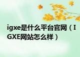 igxe是什么平臺官網(wǎng)（IGXE網(wǎng)站怎么樣）