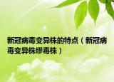 新冠病毒變異株的特點(diǎn)（新冠病毒變異株繆毒株）