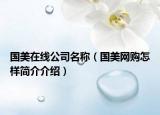 國美在線公司名稱（國美網(wǎng)購怎樣簡介介紹）