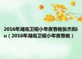 2016年湖南衛(wèi)視小年夜春晚張杰和iu（2016年湖南衛(wèi)視小年夜春晚）