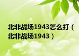 北非戰(zhàn)場(chǎng)1943怎么打（北非戰(zhàn)場(chǎng)1943）