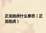 正龍拍虎什么意思（正龍拍虎）