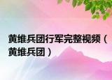 黃維兵團(tuán)行軍完整視頻（黃維兵團(tuán)）