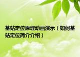 基站定位原理動畫演示（如何基站定位簡介介紹）