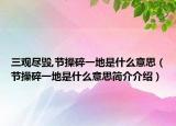 三觀盡毀,節(jié)操碎一地是什么意思（節(jié)操碎一地是什么意思簡介介紹）