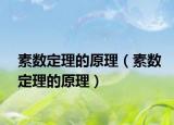 素?cái)?shù)定理的原理（素?cái)?shù)定理的原理）