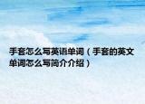 手套怎么寫英語單詞（手套的英文單詞怎么寫簡介介紹）