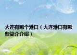 大連有哪個(gè)港口（大連港口有哪些簡(jiǎn)介介紹）