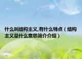 什么叫結(jié)構(gòu)主義,有什么特點(diǎn)（結(jié)構(gòu)主義是什么意思簡(jiǎn)介介紹）
