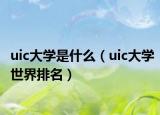 uic大學(xué)是什么（uic大學(xué)世界排名）