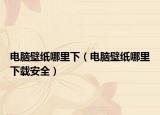 電腦壁紙哪里下（電腦壁紙哪里下載安全）