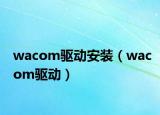 wacom驅(qū)動(dòng)安裝（wacom驅(qū)動(dòng)）