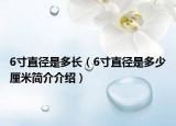 6寸直徑是多長(zhǎng)（6寸直徑是多少厘米簡(jiǎn)介介紹）