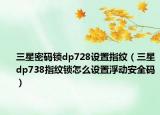 三星密碼鎖dp728設(shè)置指紋（三星dp738指紋鎖怎么設(shè)置浮動安全碼）