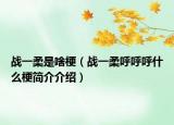 戰(zhàn)一柔是啥梗（戰(zhàn)一柔呼呼呼什么梗簡介介紹）