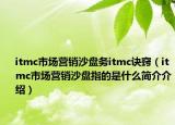 itmc市場(chǎng)營銷沙盤務(wù)itmc訣竅（itmc市場(chǎng)營銷沙盤指的是什么簡(jiǎn)介介紹）