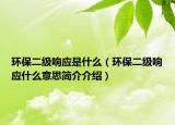 環(huán)保二級響應是什么（環(huán)保二級響應什么意思簡介介紹）