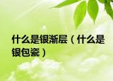什么是銀漸層（什么是銀包瓷）