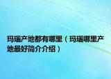 瑪瑙產(chǎn)地都有哪里（瑪瑙哪里產(chǎn)地最好簡(jiǎn)介介紹）