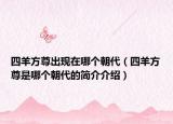四羊方尊出現(xiàn)在哪個朝代（四羊方尊是哪個朝代的簡介介紹）