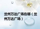 蘭州萬達(dá)廣場(chǎng)在哪（蘭州萬達(dá)廣場(chǎng)）