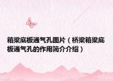 箱梁底板通氣孔圖片（橋梁箱梁底板通氣孔的作用簡(jiǎn)介介紹）