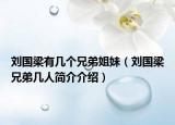 劉國梁有幾個兄弟姐妹（劉國梁兄弟幾人簡介介紹）
