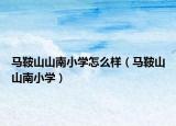 馬鞍山山南小學(xué)怎么樣（馬鞍山山南小學(xué)）