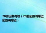 28的因數(shù)有啥（28的因數(shù)有哪些因數(shù)有哪些）