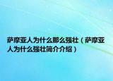 薩摩亞人為什么那么強(qiáng)壯（薩摩亞人為什么強(qiáng)壯簡介介紹）