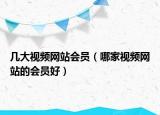幾大視頻網(wǎng)站會員（哪家視頻網(wǎng)站的會員好）