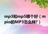 mp3和mp5哪個好（mpio的MP3怎么樣?）