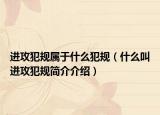 進(jìn)攻犯規(guī)屬于什么犯規(guī)（什么叫進(jìn)攻犯規(guī)簡(jiǎn)介介紹）