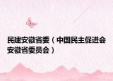 民建安徽省委（中國民主促進會安徽省委員會）