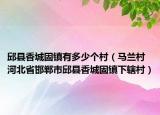 邱縣香城固鎮(zhèn)有多少個村（馬蘭村 河北省邯鄲市邱縣香城固鎮(zhèn)下轄村）