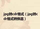 jpg轉(zhuǎn)cdr格式（jpg轉(zhuǎn)cdr格式轉(zhuǎn)換器）