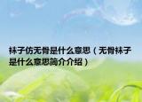 襪子仿無骨是什么意思（無骨襪子是什么意思簡介介紹）