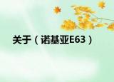 關(guān)于（諾基亞E63）