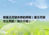 前秦王苻堅失敗的原因（秦王苻堅怎么死的﹖簡介介紹）