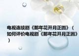 電視連續(xù)劇《那年花開(kāi)月正圓》（如何評(píng)價(jià)電視劇《那年花開(kāi)月正圓》）