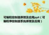 可編程控制器原理及應(yīng)用ppt（可編程序控制器系統(tǒng)原理及應(yīng)用）
