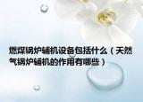 燃煤鍋爐輔機設備包括什么（天然氣鍋爐輔機的作用有哪些）