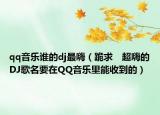 qq音樂(lè)誰(shuí)的dj最嗨（跪求　超嗨的DJ歌名要在QQ音樂(lè)里能收到的）