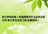 張力尹和宋茜（宋茜微博為什么沒關(guān)注張力尹,張力尹關(guān)注還了她,沒看到嗎）
